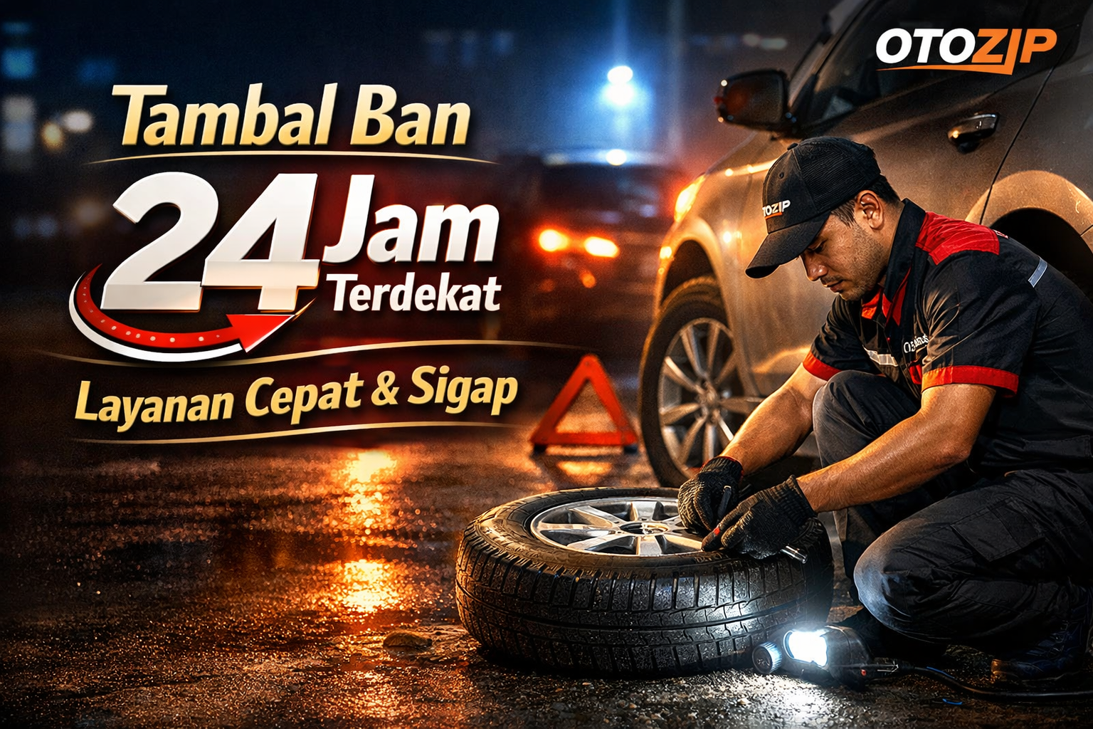Tambal Ban 24 Jam Terdekat Layanan Cepat & Sigap