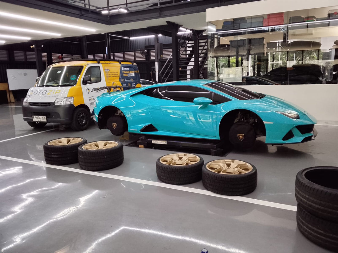 Layanan Tambal Ban 24 Jam, Bongkar Pasang & Isi Nitrogen Terdekat
