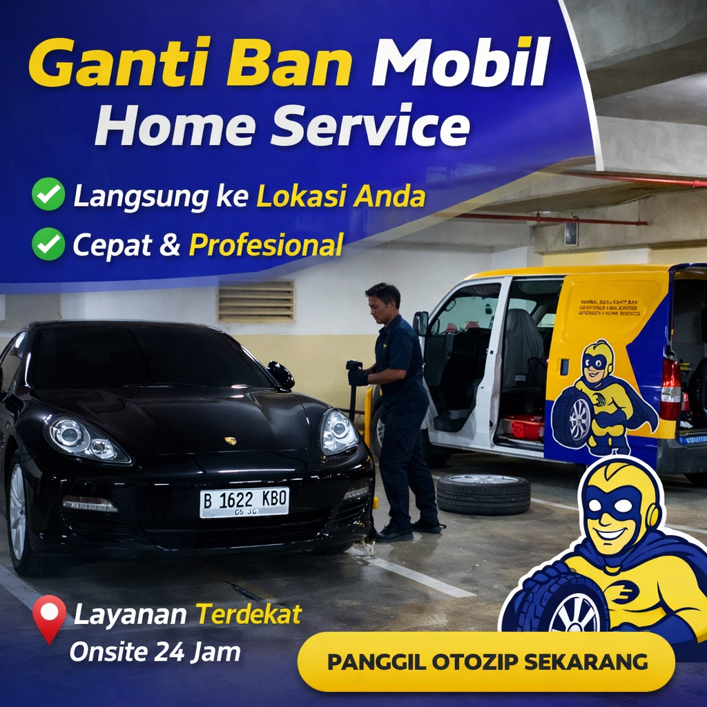 Ganti Ban Mobil Home Service