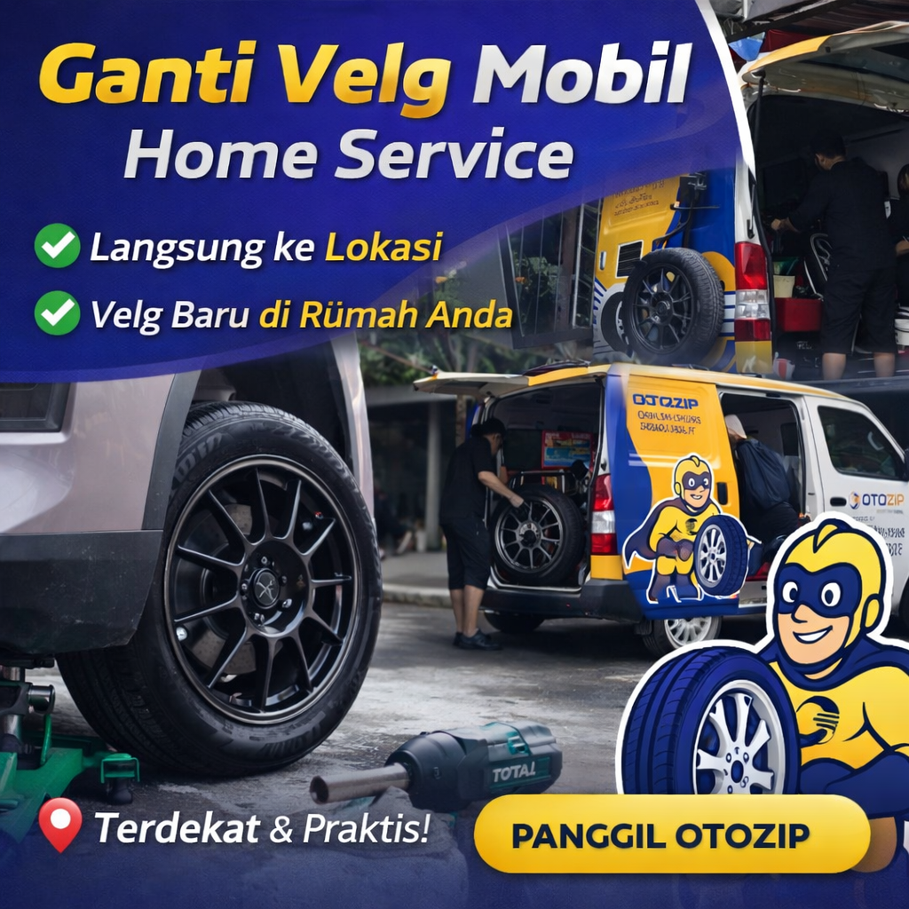 Ganti Velg Mobil Home Service